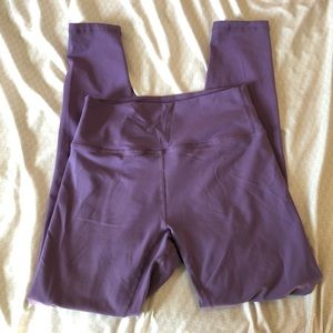Til You Collapse Size M Purple Leggings